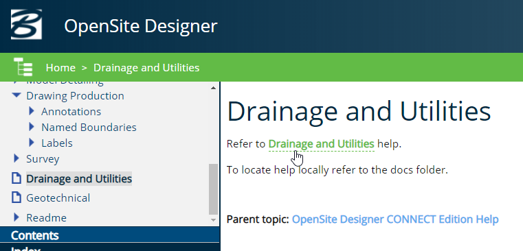 Help - Drainage and Utilities