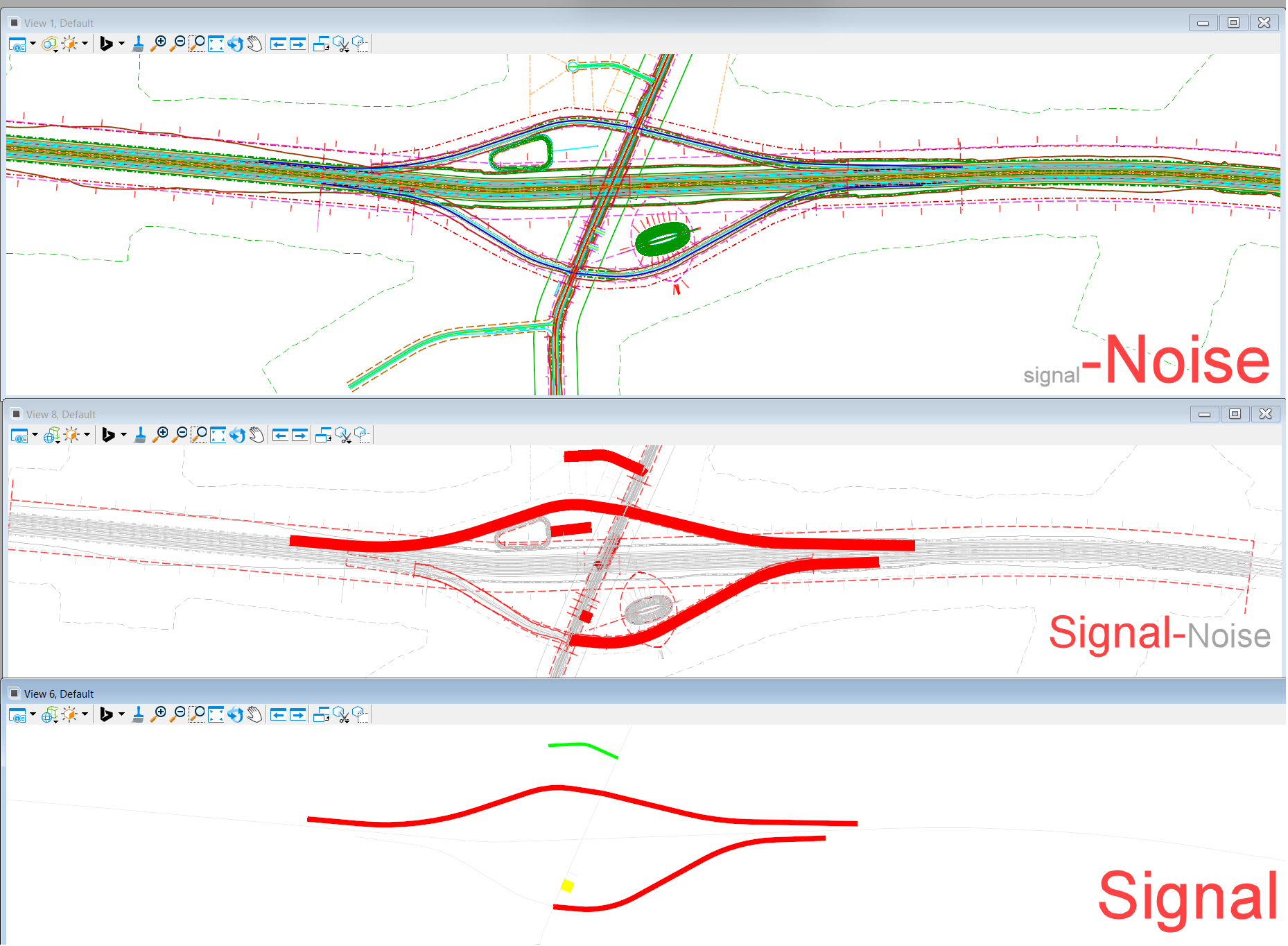 Same Data, same settings, different display